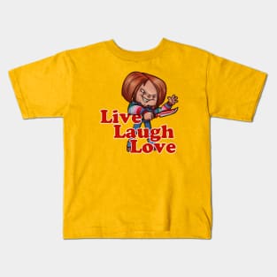 Chucky - Live Laugh Love Kids T-Shirt